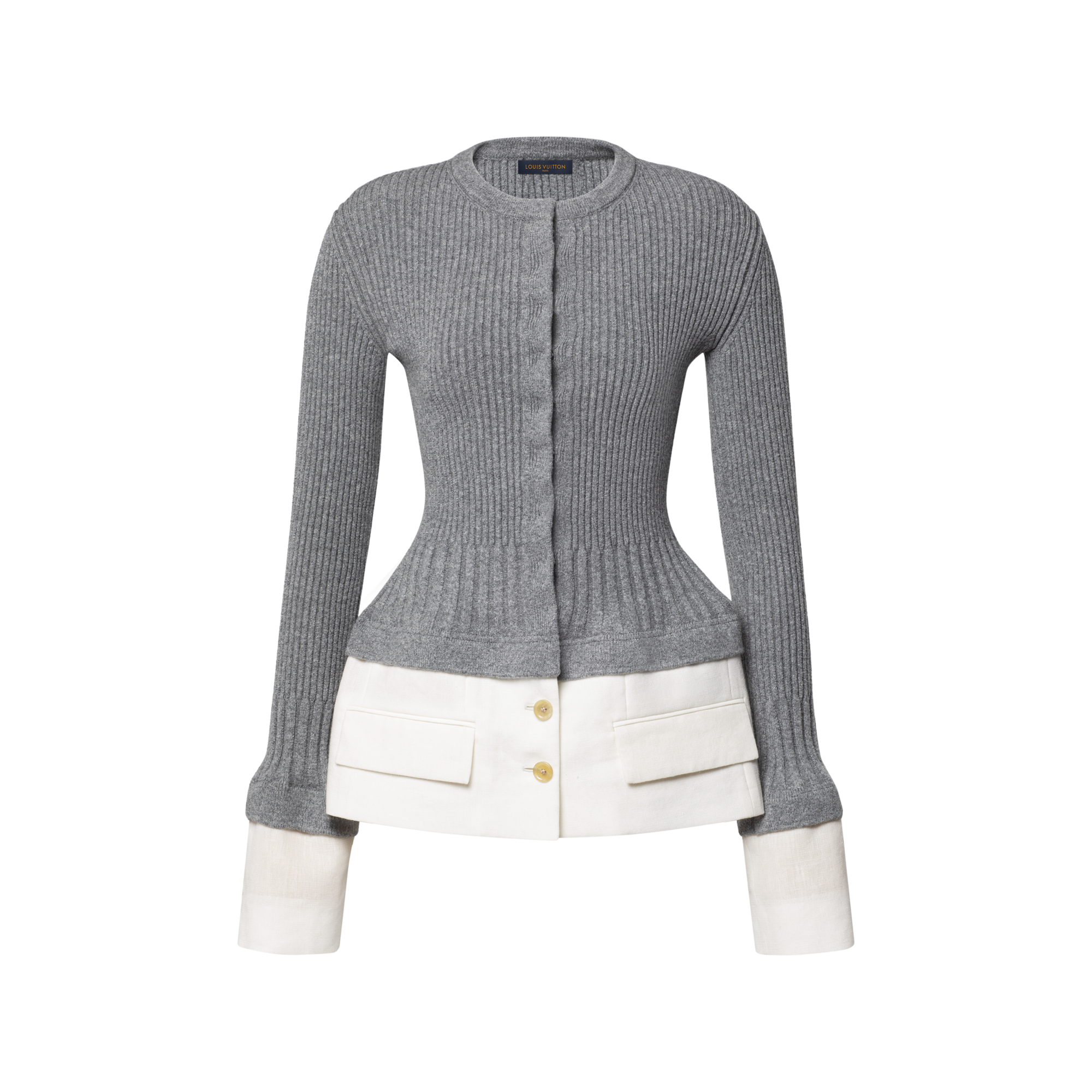 Blazer Insert Trompe L'Oeil Knit Top - Fall-Winter 2026 Collection